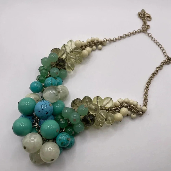 Lia Sophia multicoloured  beads chunky necklace - Picture 1 of 7